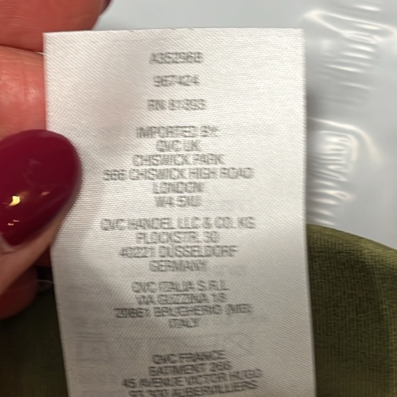 LISA RINNA OLIVE GREEN PULL ON CARGO PANTS WIDE LEG knit Flowy stretch waist Med - Picture 9 of 12